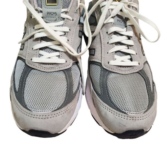 New Balance 990v5 Mens 12D Running Shoes M990GL5 Made in USA Gray Sneakers 46.5 - Picture 4 of 10